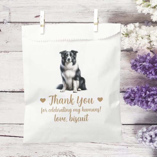 Sachets En Papier Traitement de chien Mariage Faveur Sac