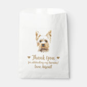 Sachets En Papier Traitement de chien Mariage Faveur Sac (Devant)
