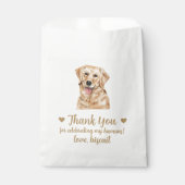 Sachets En Papier Traitement de chien Mariage Faveur Sac (Devant)