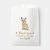 Sachets En Papier Traitement de chien Mariage Faveur Sac (Devant)