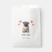Sachets En Papier Traitement de chien Mariage Faveur Sac (Devant)