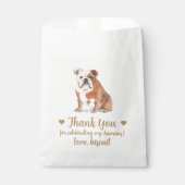 Sachets En Papier Traitement de chien Mariage Faveur Sac (Devant)