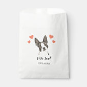 Sachets En Papier Traitement de chien Mariage Faveur Sac (Devant)