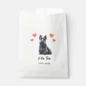 Sachets En Papier Traitement de chien Mariage Faveur Sac (Devant)