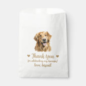 Sachets En Papier Traitement de chien Mariage Faveur Sac (Devant)