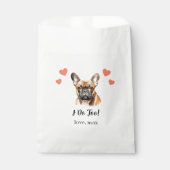 Sachets En Papier Traitement de chien Mariage Faveur Sac (Devant)