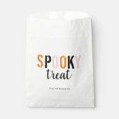 Sachets En Papier Traitement éffrayant Halloween moderne (Devant)