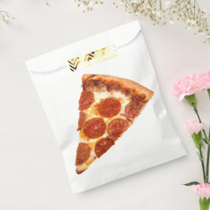 Sachets En Papier tranche de pizza pepperoni classique de SlipperyJo