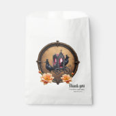 Sachets En Papier Transport gothique avec Ravens et Rose (Devant)