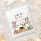 Sachets En Papier Tri Pembroke Corgi à tête rouge Merci d'anniversai (Coupé)
