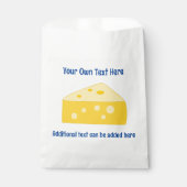 Sachets En Papier Triangle de fromage à la suisse - Texte personnali (Devant)