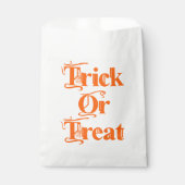 Sachets En Papier Trick éffrayant ou traiter Cobweb Letters (Devant)
