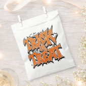 Sachets En Papier Trick Or Treat Graffiti (Coupé)