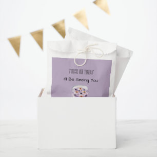 Sachets En Papier Trick or Treat Verre Violet de Yeux Halloween