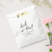 Sachets En Papier Trick ou dégustation de bonbons d'Halloween tendan (Scellé)