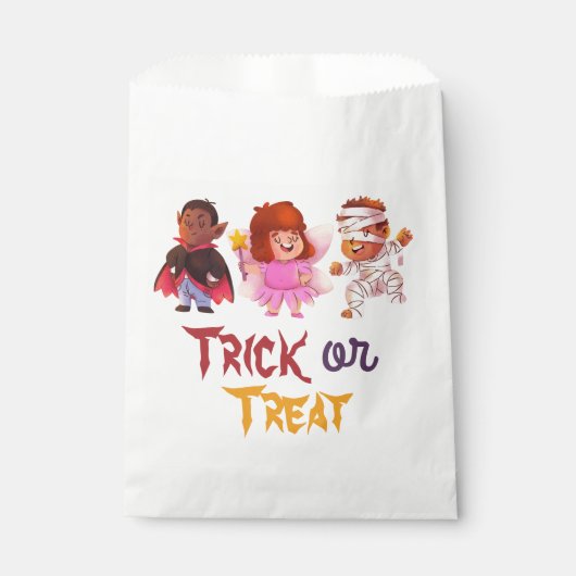 Sachets En Papier Trick ou traitement Costume d'Halloween fête d'ann (Devant)