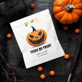 Sachets En Papier Trick ou traitement d'Halloween - Jack-o’-lanterne
