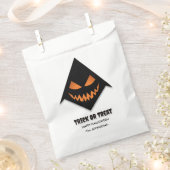 Sachets En Papier Trick ou traitement d'Halloween - Visage d'horreur (Coupé)