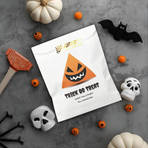 Sachets En Papier Trick ou traitement d'Halloween - Visage d'horreur