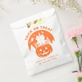 Sachets En Papier Trick Ou Traiter Halloween Maison Hantée Orange (Scellé)
