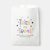 Sachets En Papier Trick ou traiter Happy Halloween (Devant)