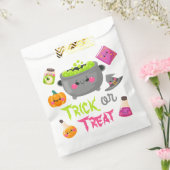 Sachets En Papier Trick ou traiter la sorcière Cauldron Halloween (Scellé)