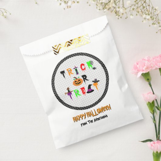 Sachets En Papier Trick ou Treat Favoriser Bags (Scellé)