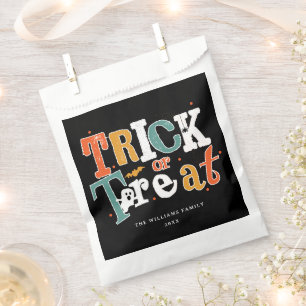 Sachets En Papier Trick Ou Treat Halloween