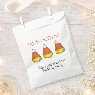 Sachets En Papier Tricoter ou traiter Halloween Bonbons d'automne Ca
