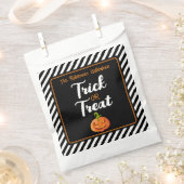 Sachets En Papier tricoter ou traiter halloween fête faveur cadeau a (Coupé)