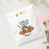 Sachets En Papier tricoter ou traiter heureux halloween fête préféré (Scellé)