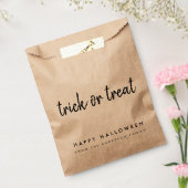 Sachets En Papier Tricoter ou traiter | Joyeux Halloween rustique mo (Scellé)