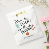 Sachets En Papier Tricoter ou traiter le bonbon d'Halloween (Scellé)