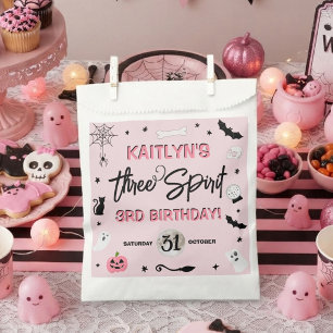 Sachets En Papier Trois Esprits ! Fête d'anniversaire Halloween 3ème