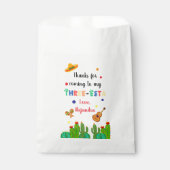 Sachets En Papier Trois Esta Fiesta 3ème anniversaire (Devant)