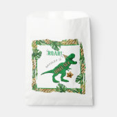 Sachets En Papier Trois Rex Dinosaur 3e anniversaire (Devant)