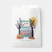 Sachets En Papier Tronc mignon ou traiter Halloween personnalisé (Devant)