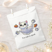 Sachets En Papier Trop mignon pour effrayer le chat fantôme (Coupé)