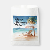 Sachets En Papier Tropical Beach Party (Devant)