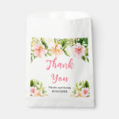 Sachets En Papier Tropical Jungle Floral Wedding (Devant)