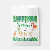 Sachets En Papier Tropical Summer Beach Luau Boys 1er Anniversaire (Devant)
