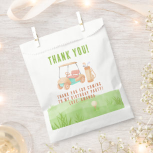 Sachets En Papier Trou en un golf Premier anniversaire Merci