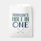 Sachets En Papier Trou personnalisé en un premier anniversaire Favor (Devant)