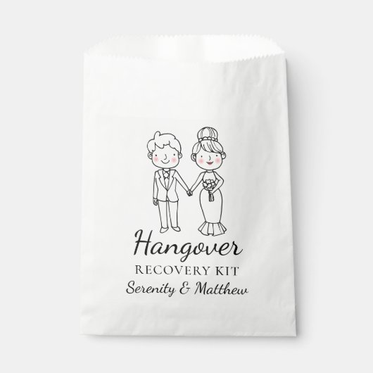 Sachets En Papier Trousse d'accrochage de Mariage Whimsical pour mar (Devant)