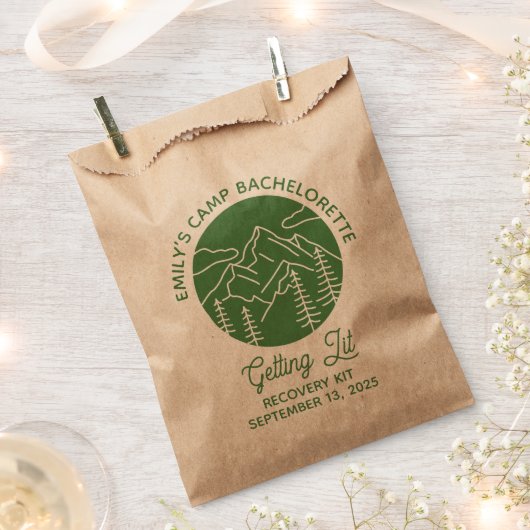 Sachets En Papier Trousse de récupération de Camp BachELORETTE Getti (Coupé)