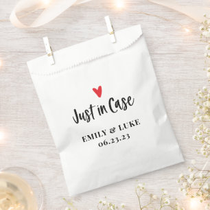 Sachets En Papier Trousse de récupération de mariage personnalisée J