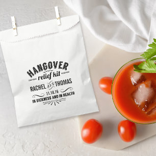 Sachets En Papier Trousse de secours MARIAGE