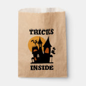 Sachets En Papier Trucs à l'intérieur | Sacs-bonbons Halloween perso (Devant)