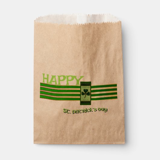 Sachets En Papier True Irish Heart St Patrick's Day FBag (Devant)