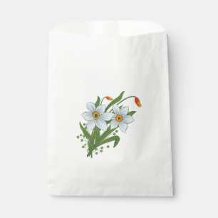 Sachets En Papier Tulipes et fleurs de jonquilles